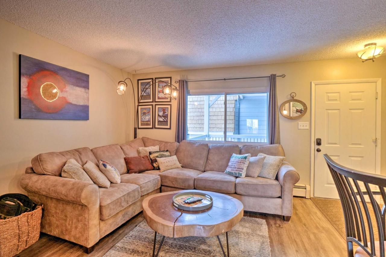 Main St Breck Condo With Mtn Views - Walk To Lifts! Breckenridge Kültér fotó
